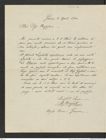 Nachlass Franz Steindachner, Brief von Brancaleone Borgioli an Franz Steindachner (02.04.1904), Inv.Nr. 45.06, Seite 1